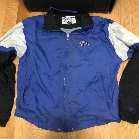 champion full zip windbreaker